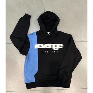 Revenge Black Blue Hoodie